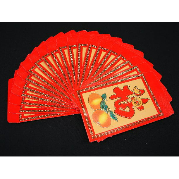 12 PCS Chinese Lucky Money Envelopes 大吉大利 Red Packets Hong Bao